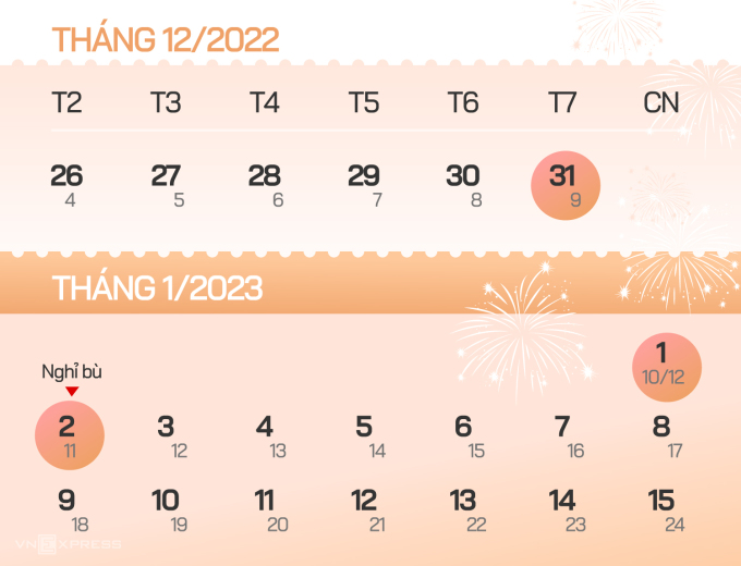 Thông báo lịch nghỉ Tết Dương Lịch và Tết Âm Lịch 2023 - Giang Đại Kim - lich nghi tet duong lich 2023 - giangdaikim.com.vn