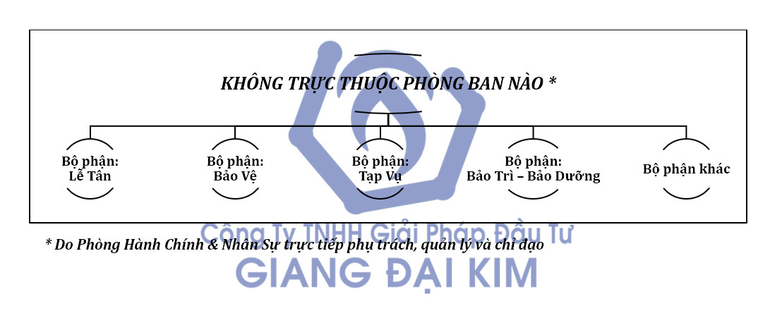 cac bo phan khong truc thuoc phong ban nao